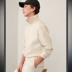 Athleta allure cream matching set medium